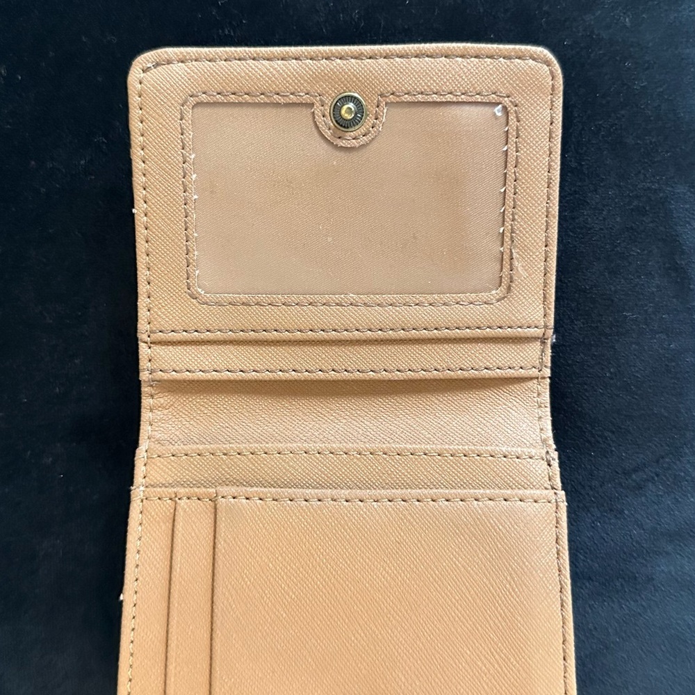 Fossil Patterned Brown Card Holder - image 3